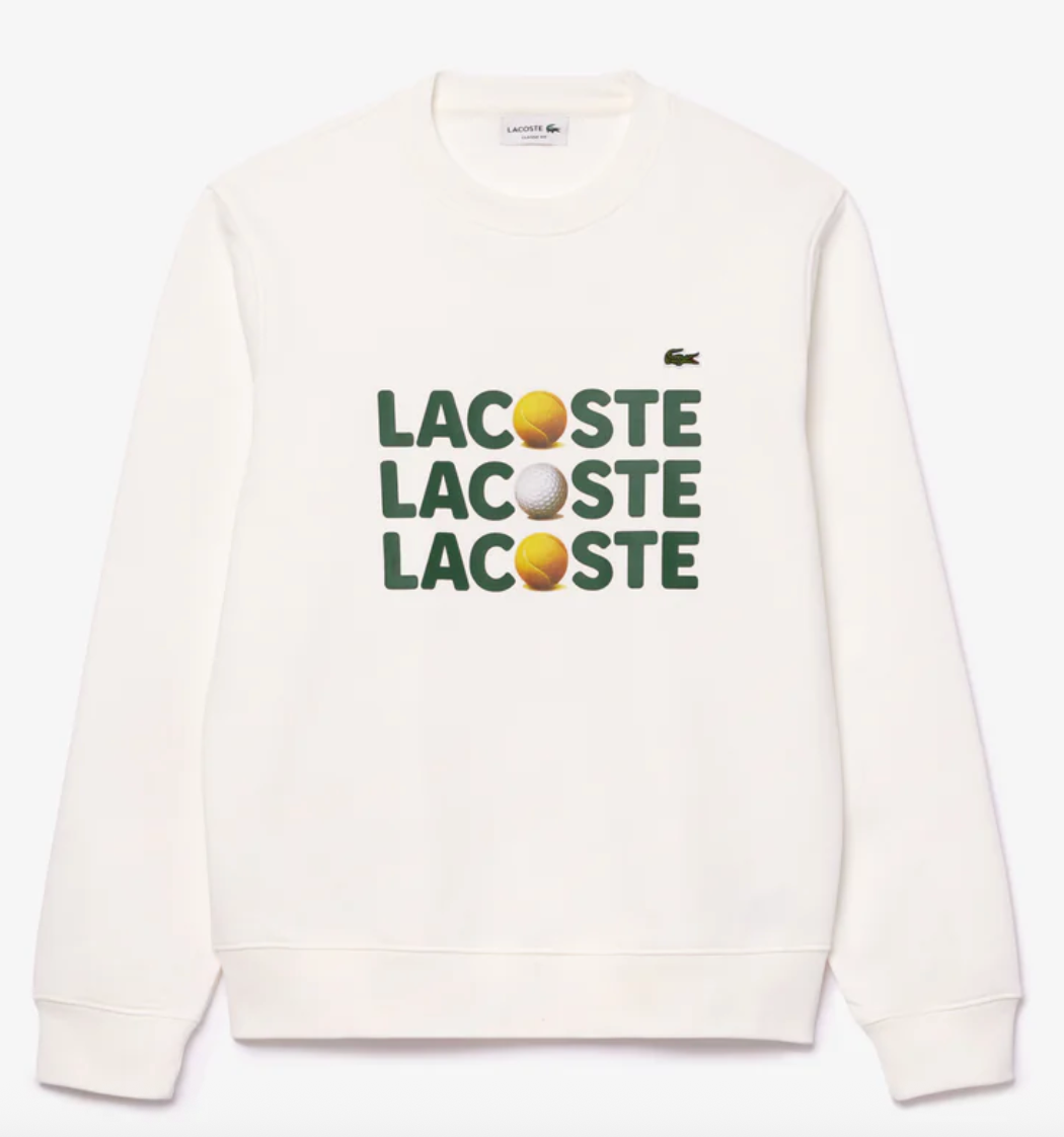 Ball Print Fleece Sweatshirt
