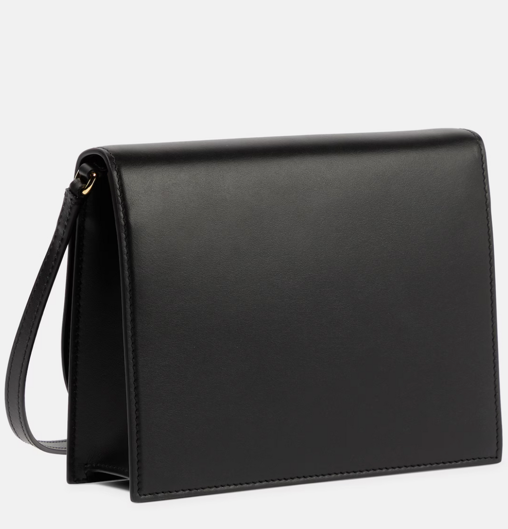 DG leather shoulder bag