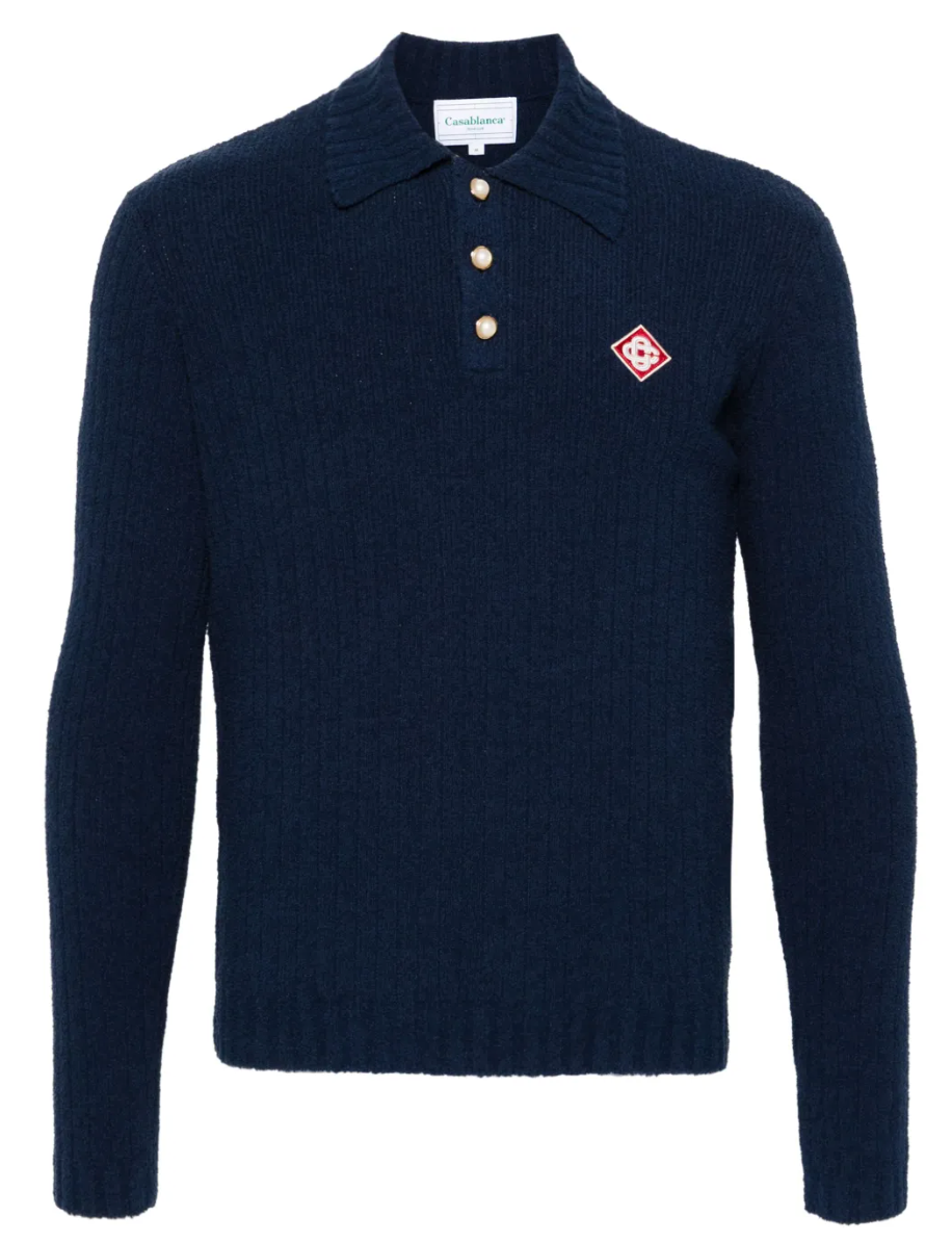 Bouclé Polo Shirt