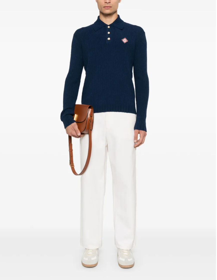 Bouclé Polo Shirt