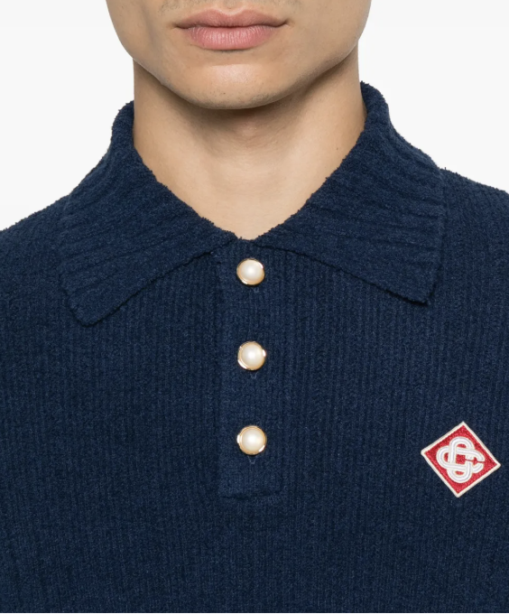 Bouclé Polo Shirt