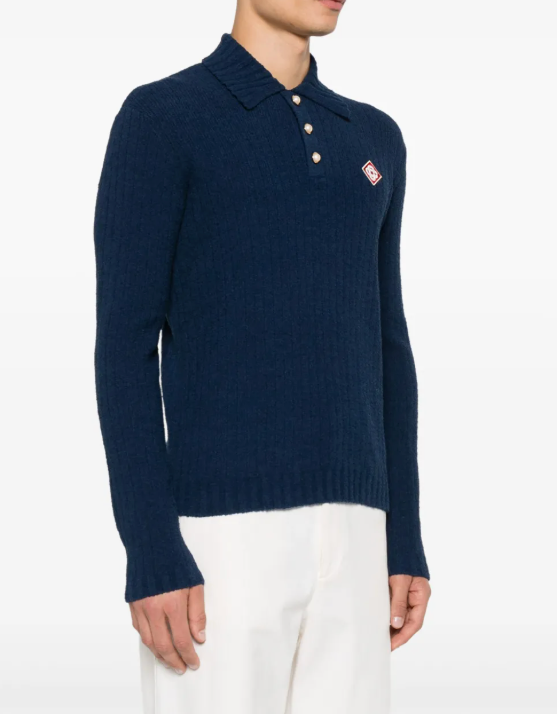 Bouclé Polo Shirt