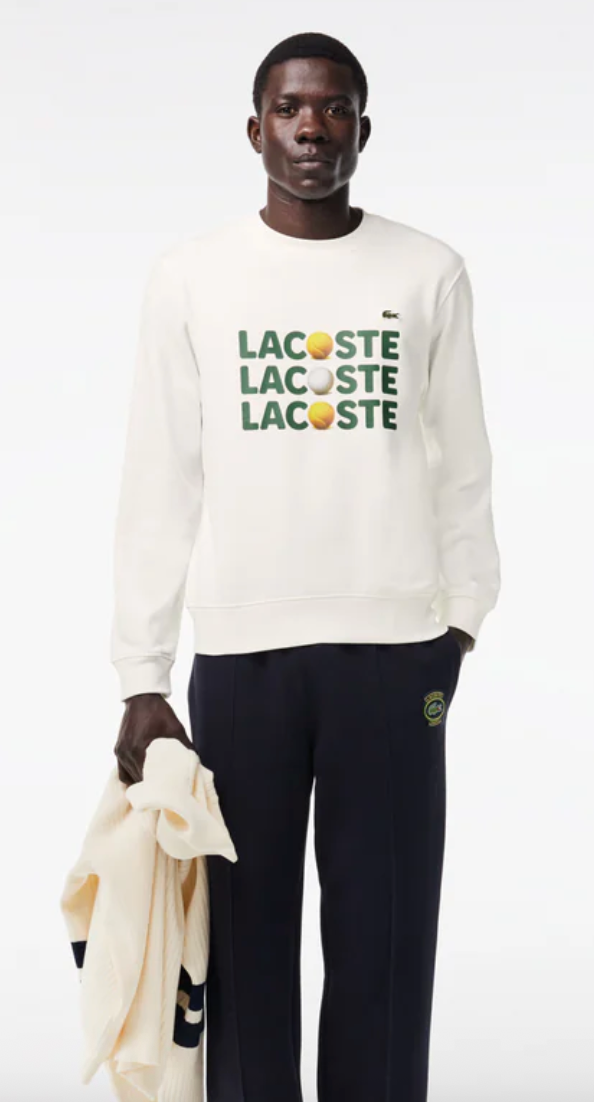 Ball Print Fleece Sweatshirt