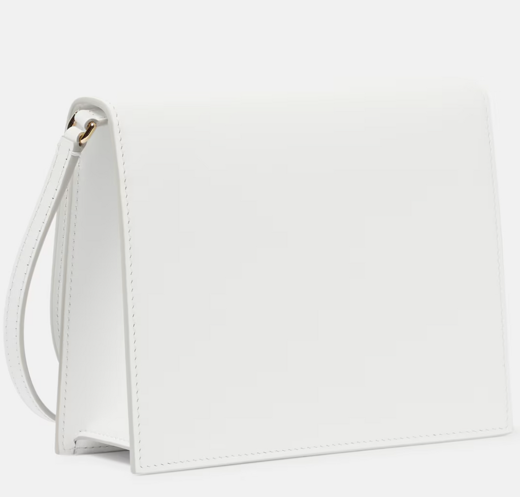 DG leather shoulder bag